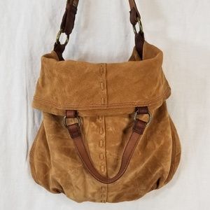 Lucky Brand Suede Boho Large Bag